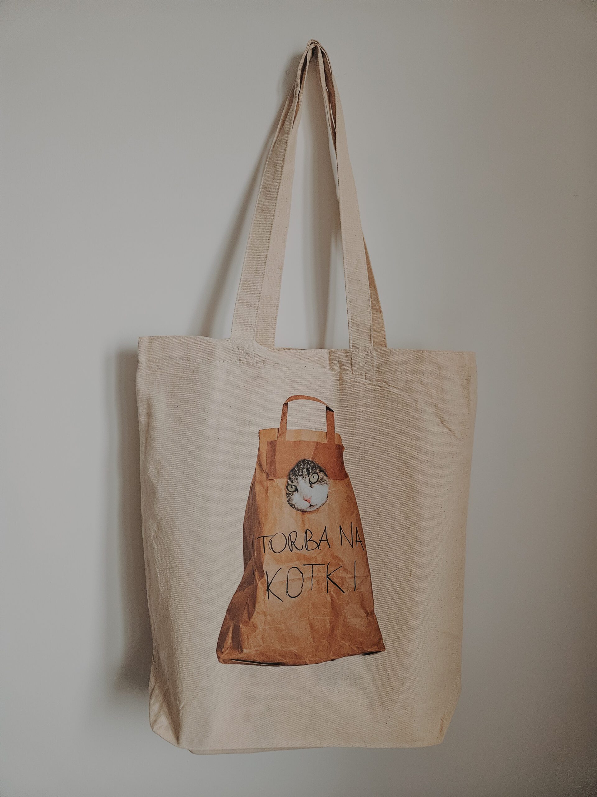 Torba bawełniana: Torba na kotki