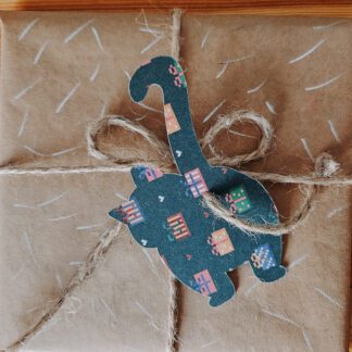 Zawieszka do prezentów: Kocia dupka: prezenty