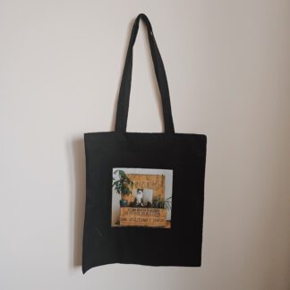 Torba bawełniana: Kocia kwiaciarnia