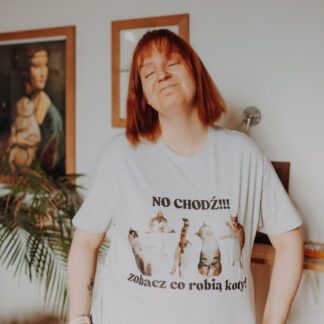 Kocia koszulka: NO CHODŹ!!! Zobacz co robią koty!