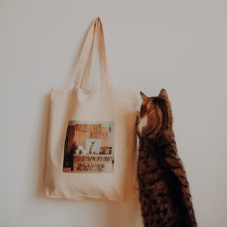 Torba bawełniana: Czerwona kropka