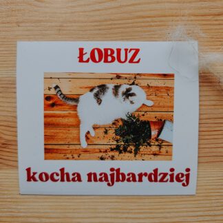 Naklejka: Łobuz kocha najbardziej!