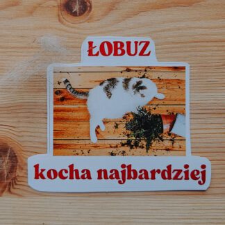 Naklejka: Łobuz kocha najbardziej!